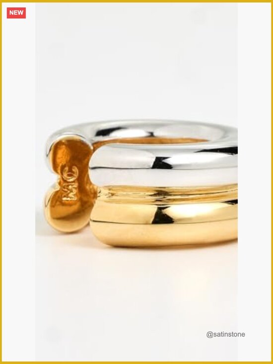 Double Bar Ear Cuff – Melissa Joy Manning Inc Two Tone Double Ear Cuff - Single Earring